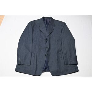 Alexander Lloyd‎ 54R Big Tall Blue Herringbone Mens Blazer Sport Coat Jacket
